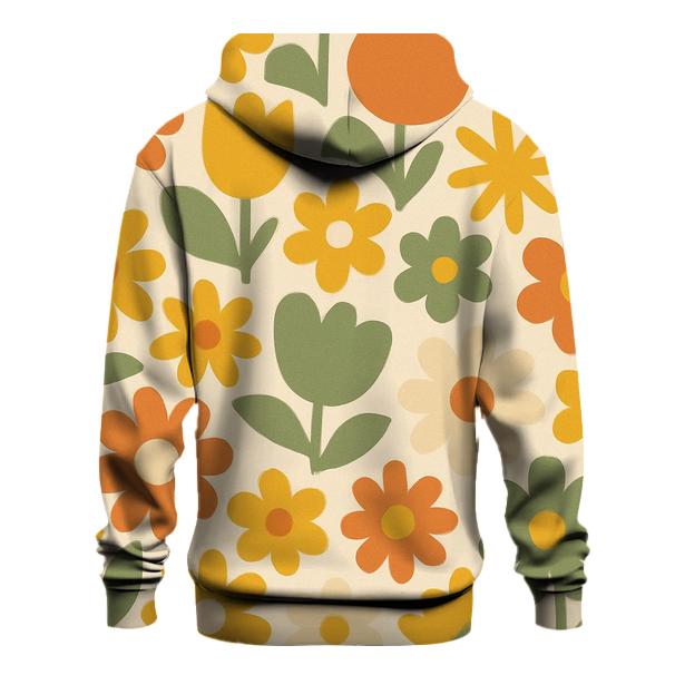 Funky Flower Mosaic lightweight hoodies