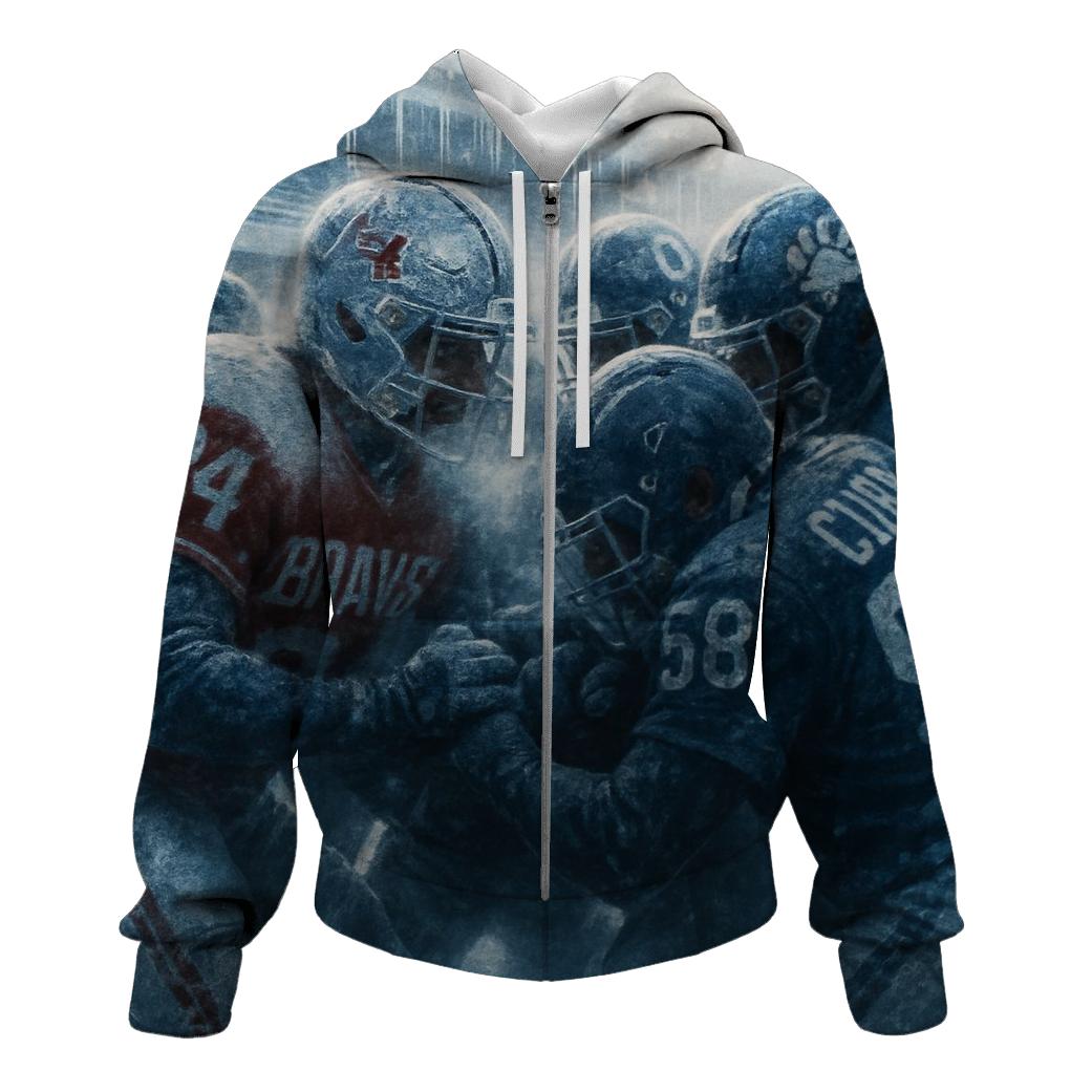 Frozen Rivalry Faceoff graphic hoodies