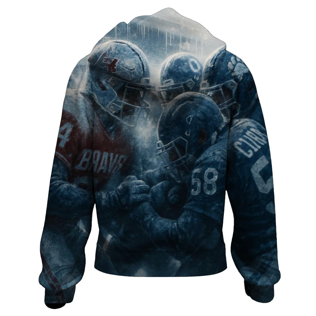 Frozen Rivalry Faceoff graphic hoodies