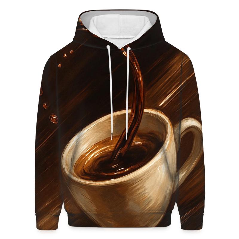 Espresso Arc Motion designer hoodies