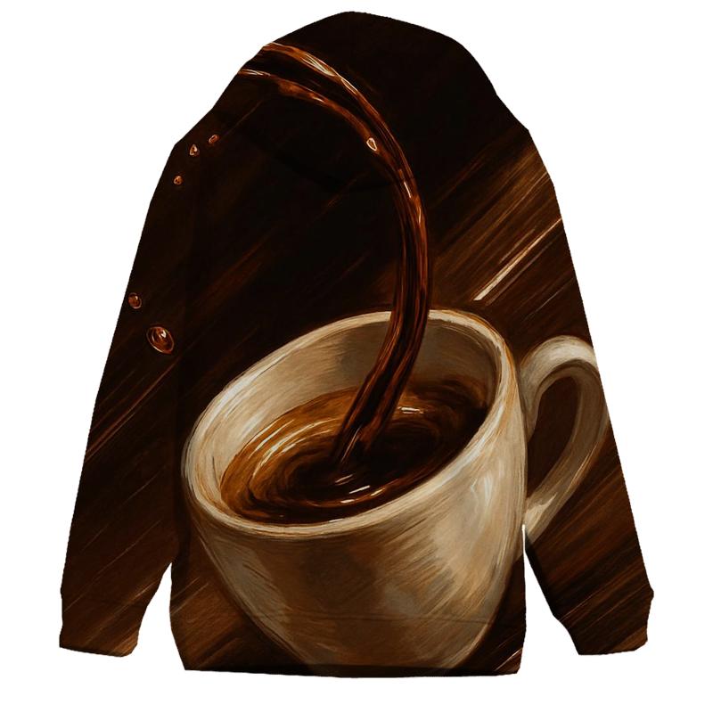 Espresso Arc Motion designer hoodies