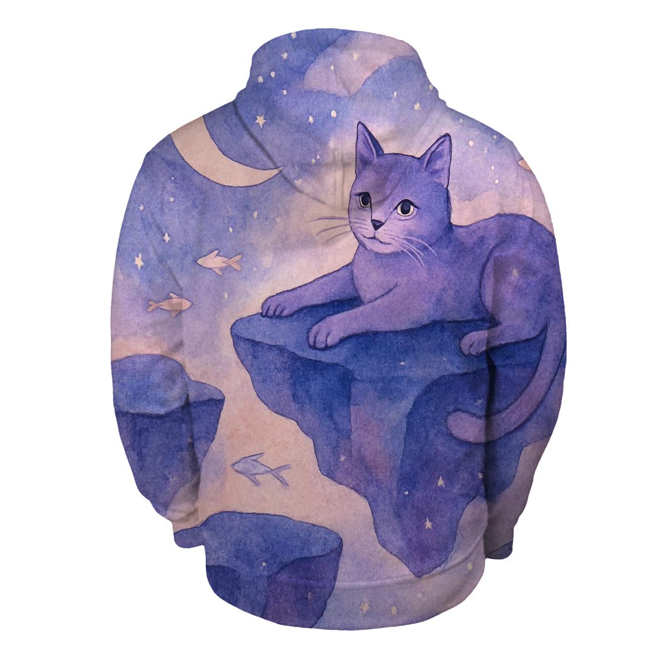 Surreal Dreamscape Cat hoodie styles
