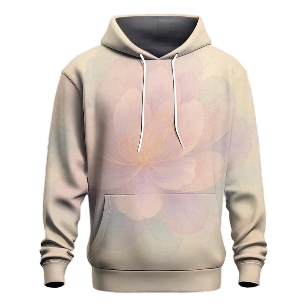 Quiet Bloom Circle printed hoodies
