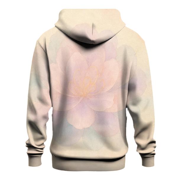 Quiet Bloom Circle printed hoodies