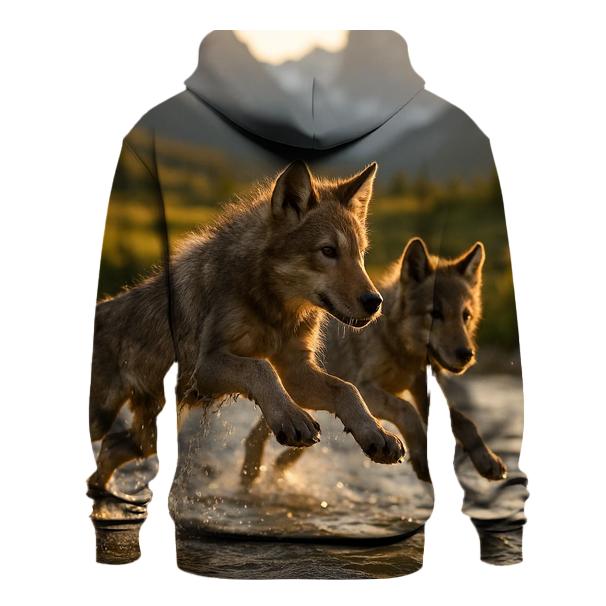 River Crossing Siblings zip-up hoodies