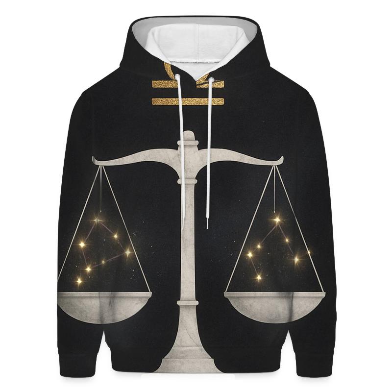 Libra Scales Balance Symbol lightweight hoodies