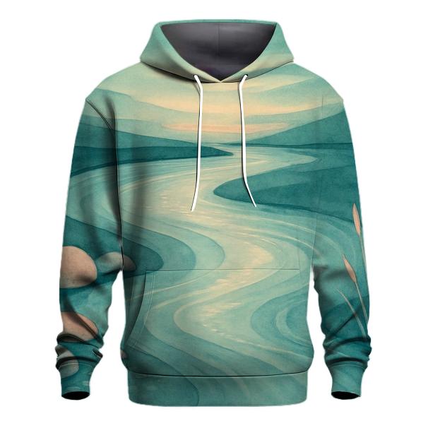 River Of Reflection embroidered hoodies