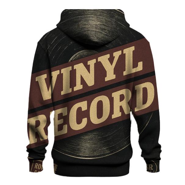Distressed Vinyl Record Poster designer hoodies