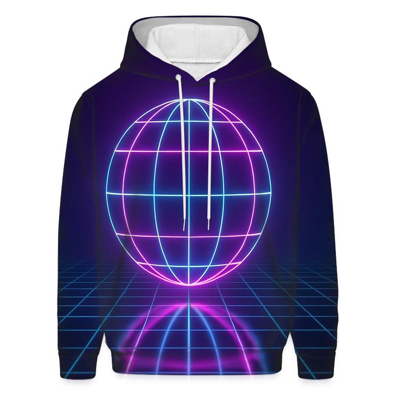 Laser Grid Sphere hoodie designs