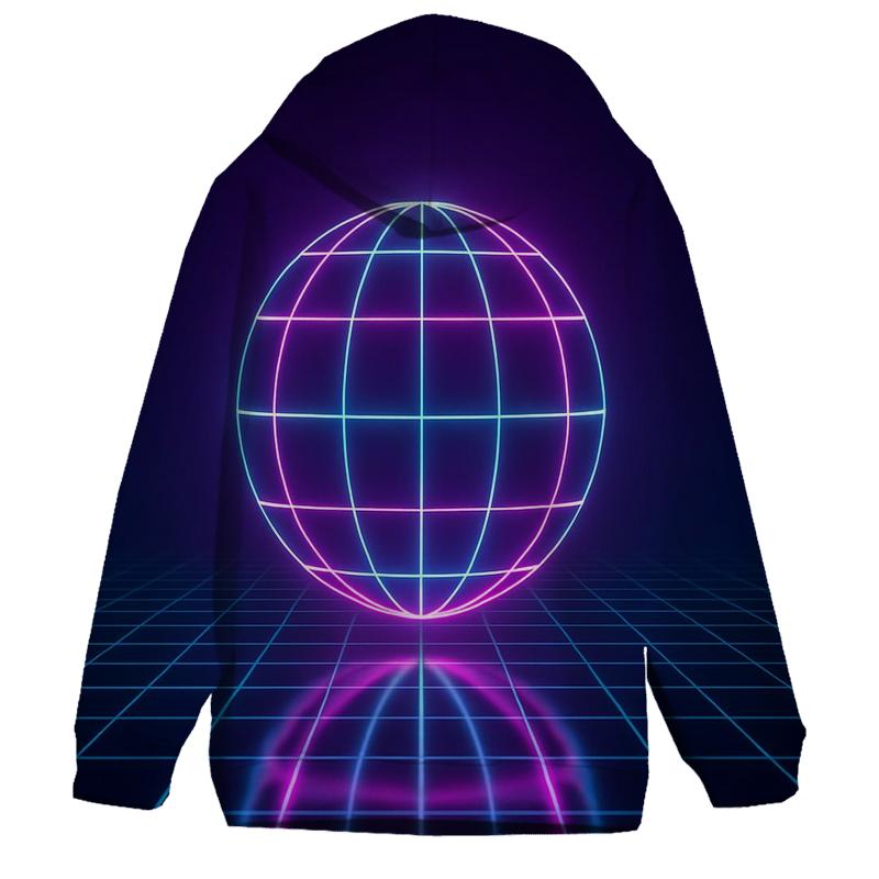 Laser Grid Sphere hoodie designs