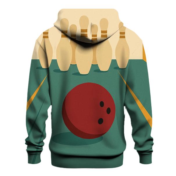 Retro Bowling Night embroidered hoodies