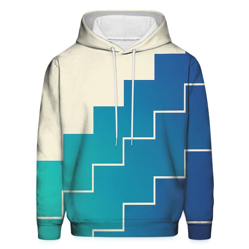Prism Step Fade graphic hoodies