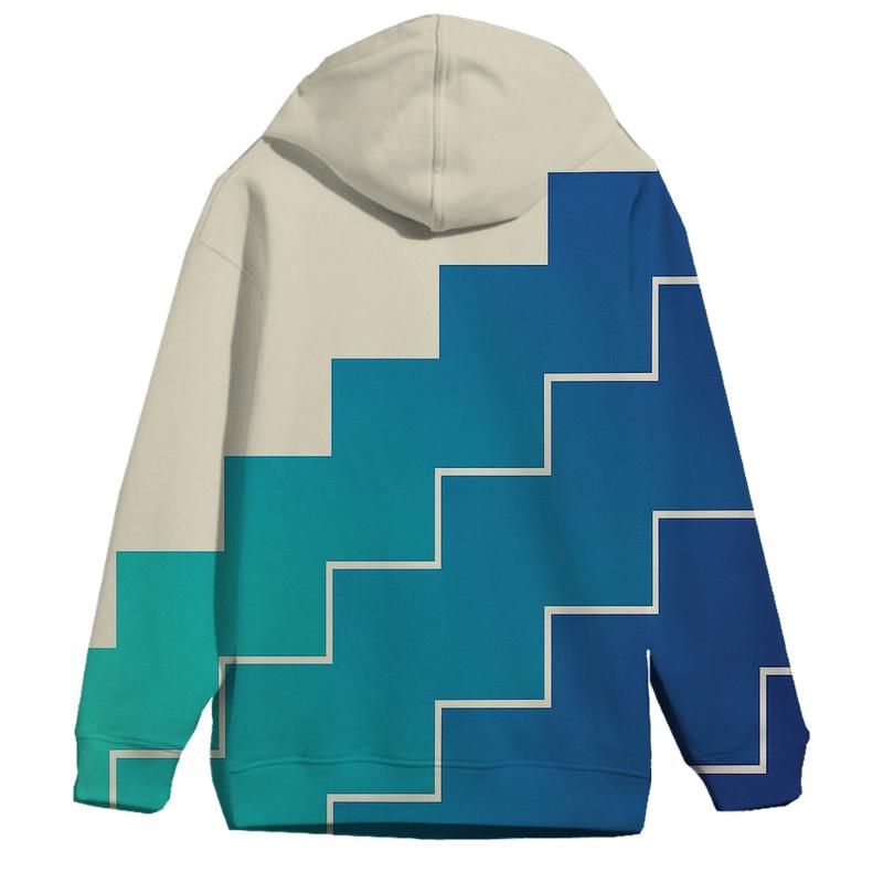 Prism Step Fade graphic hoodies