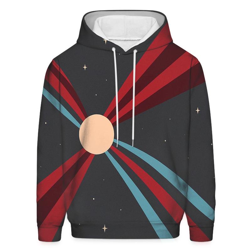 Jet Outflow Panels pullover hoodies