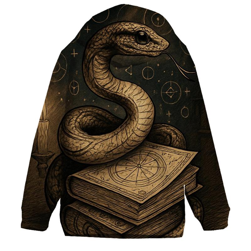 Silent Library Ouroboros zip-up hoodies