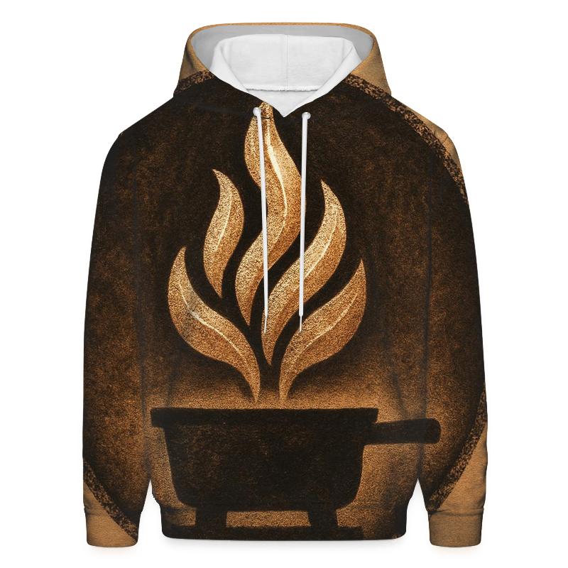 Roast Flame Emblem printed hoodies