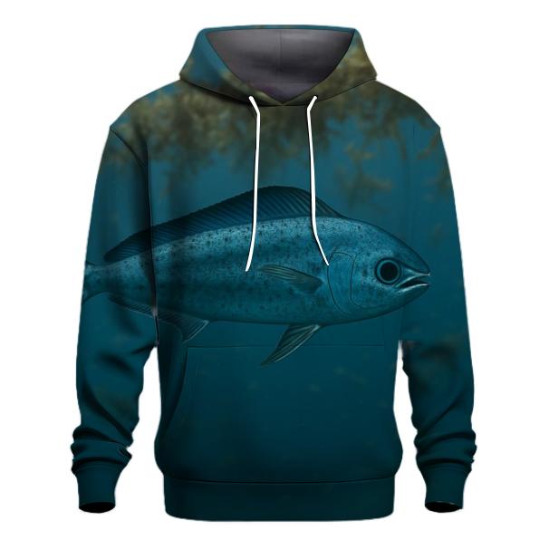 Pelagic Sargassum Glide embroidered hoodies