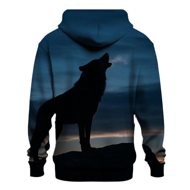 Mountain Lone Howl premium hoodies