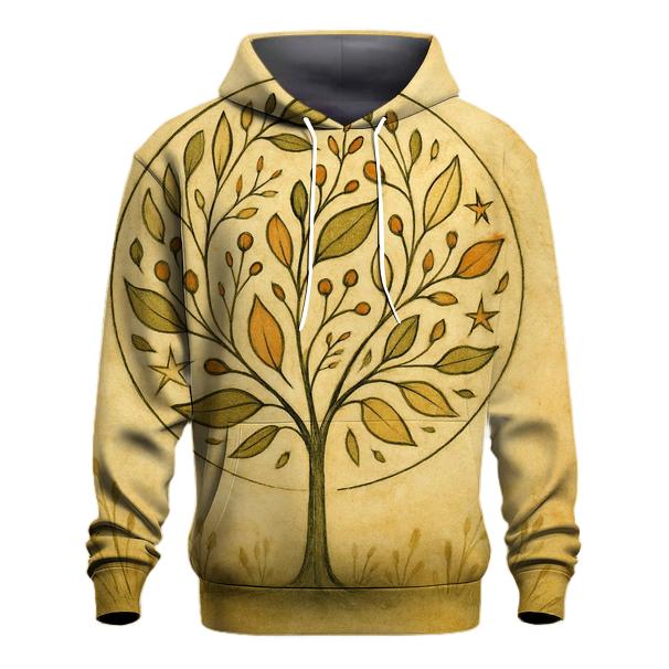 Tree Of Seasons Abstract premium hoodies