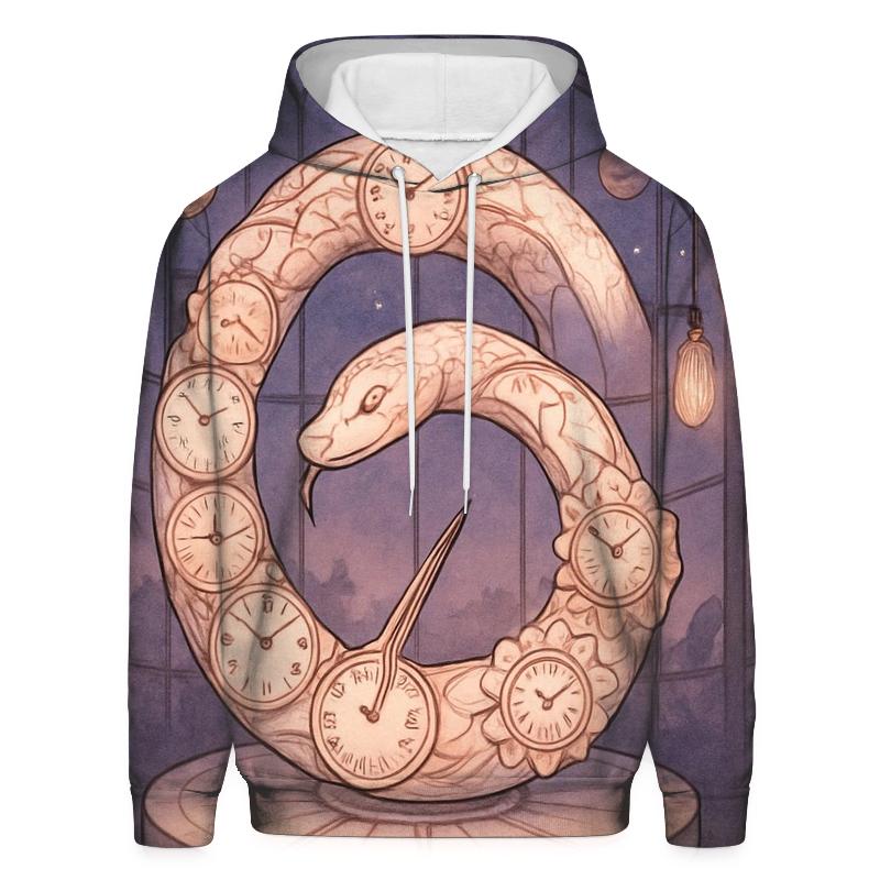 Ember Clockwork Garden pullover hoodies
