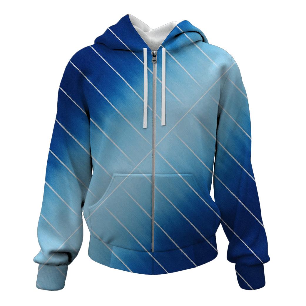 Indigo Arashi Diagonals designer hoodies