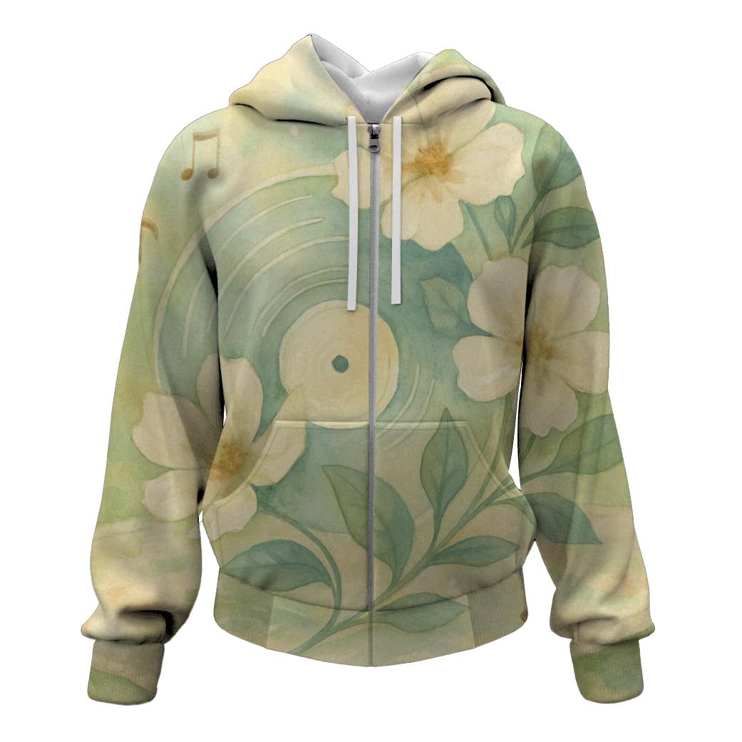 Vinyl Spiral Garden hoodies fashion