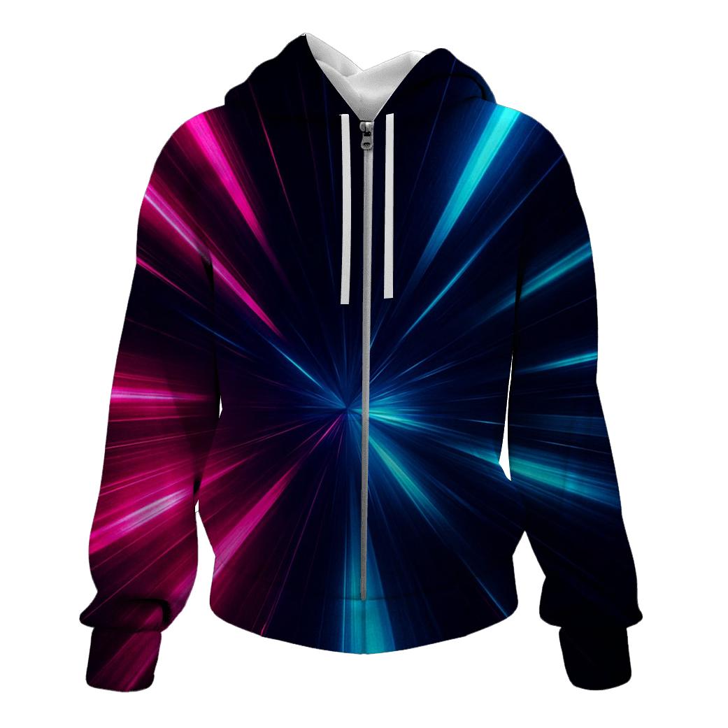Neon Metro Sweep designer hoodies