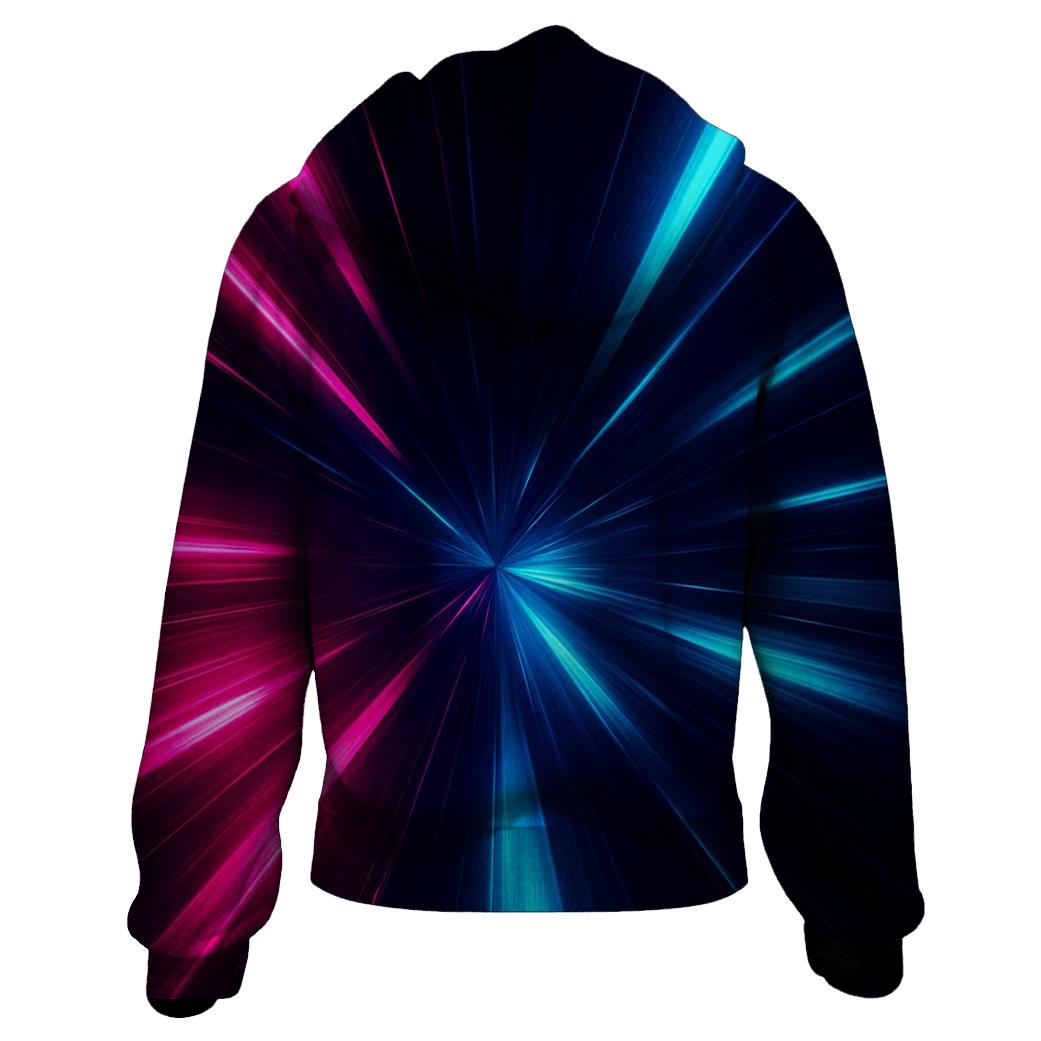 Neon Metro Sweep designer hoodies