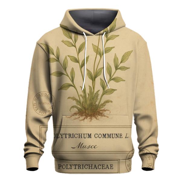Vintage Botanical Study Plate heavyweight hoodies