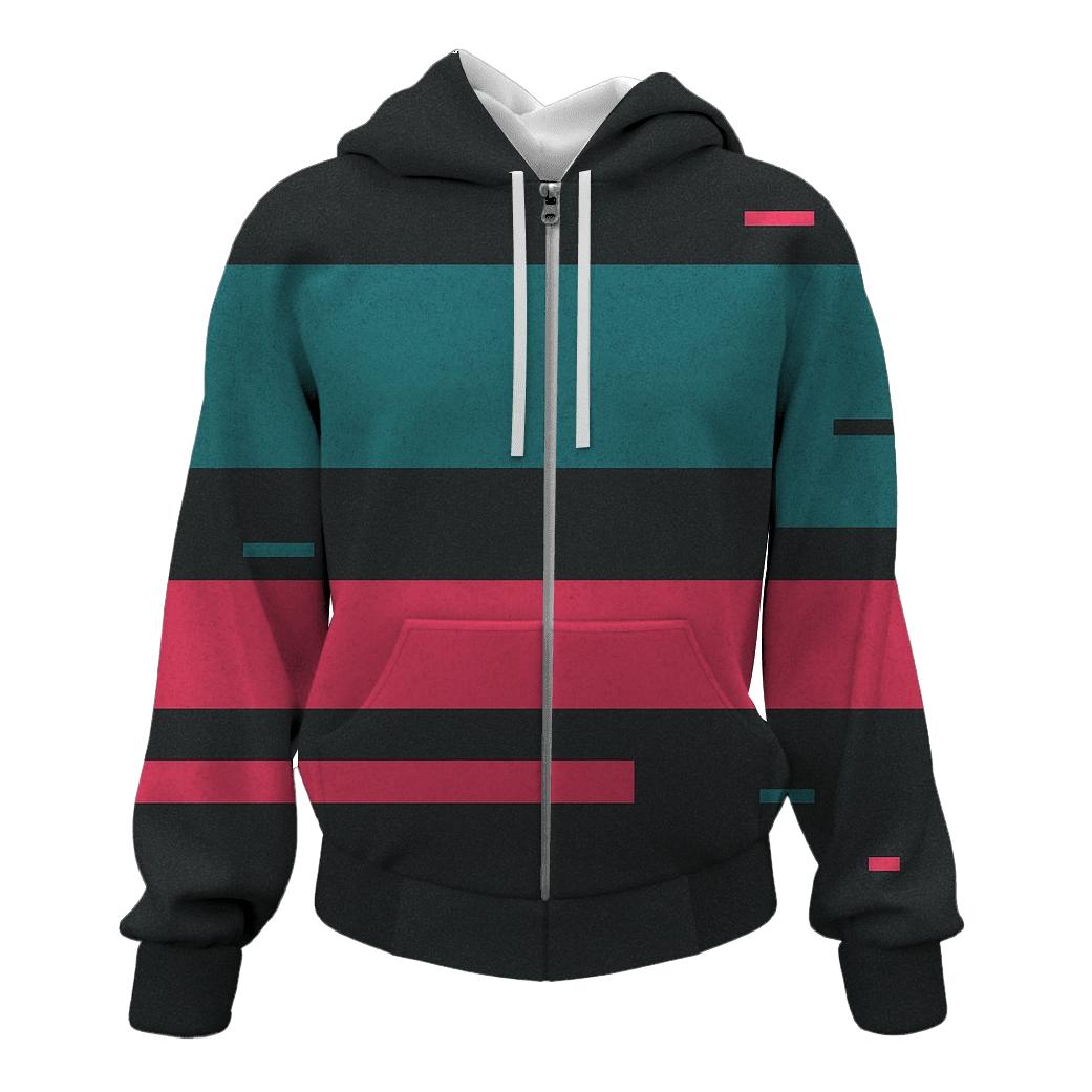 VHS Static Stripes heavyweight hoodies