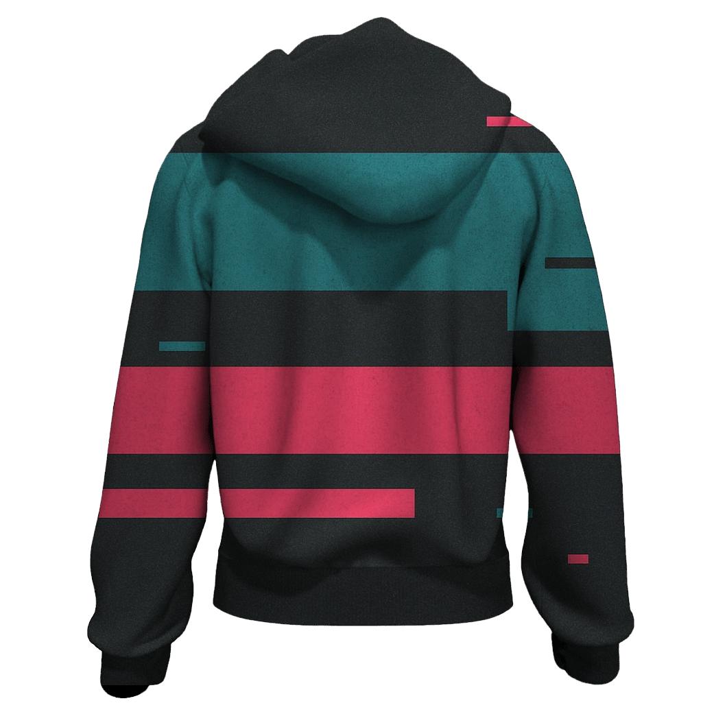 VHS Static Stripes heavyweight hoodies