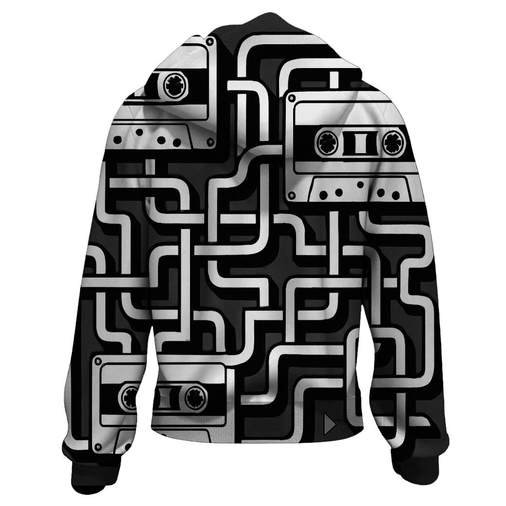 Cassette Circuit Maze pullover hoodies
