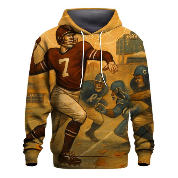 Autumn Playbook Clash printed hoodies