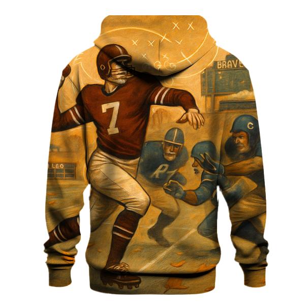 Autumn Playbook Clash printed hoodies