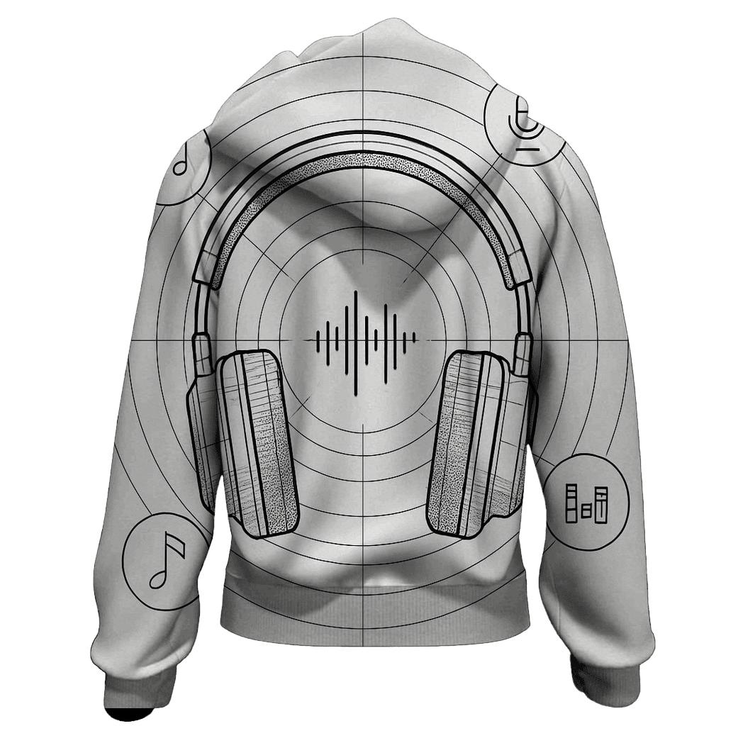 Headphone Orbit Diagram hoodie trends
