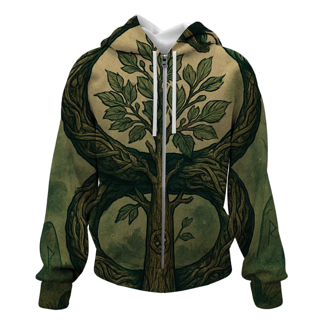 Verdant Ouroboros Grove hoodies fashion