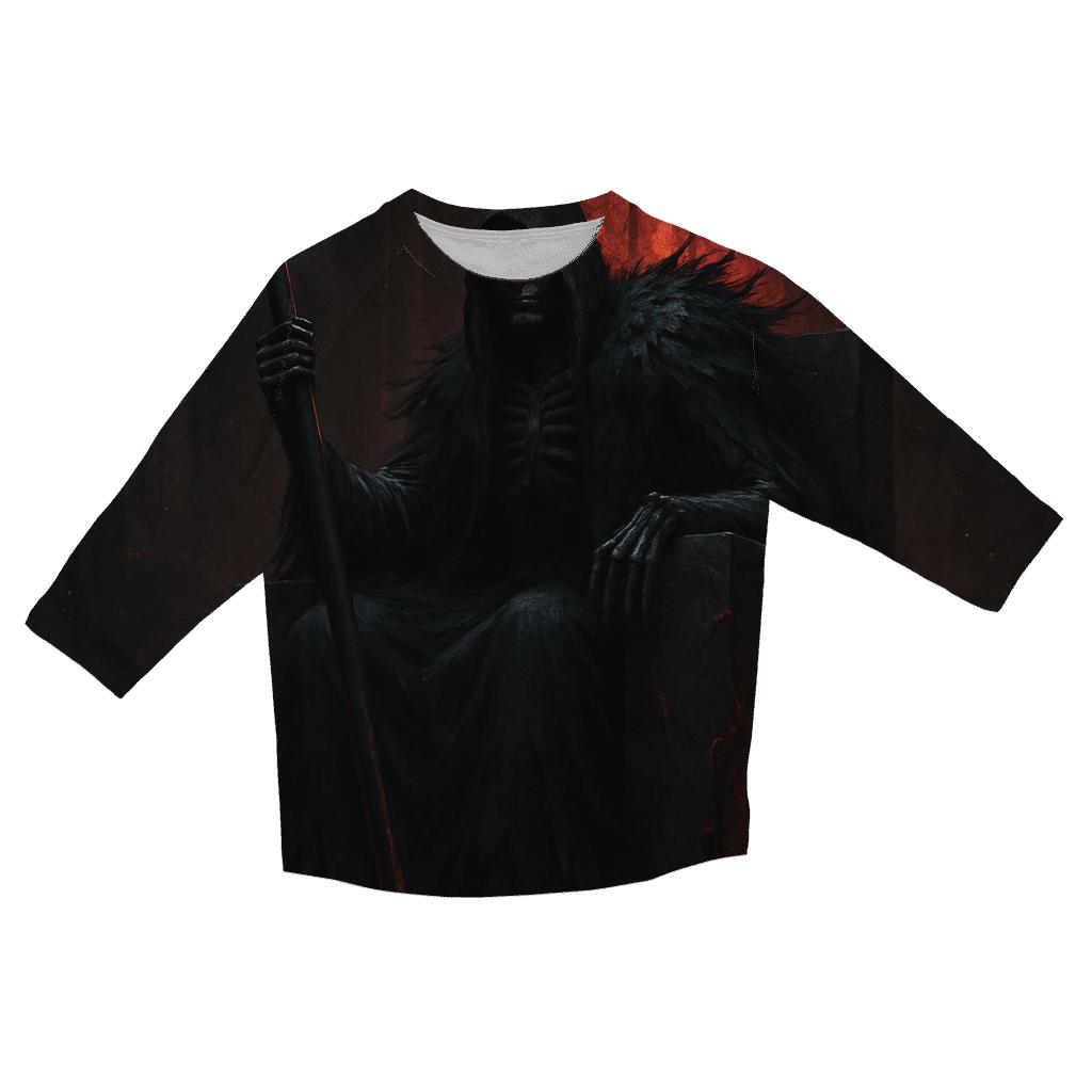 Ashen Reaper Throne trendy 3/4 sleeve tops