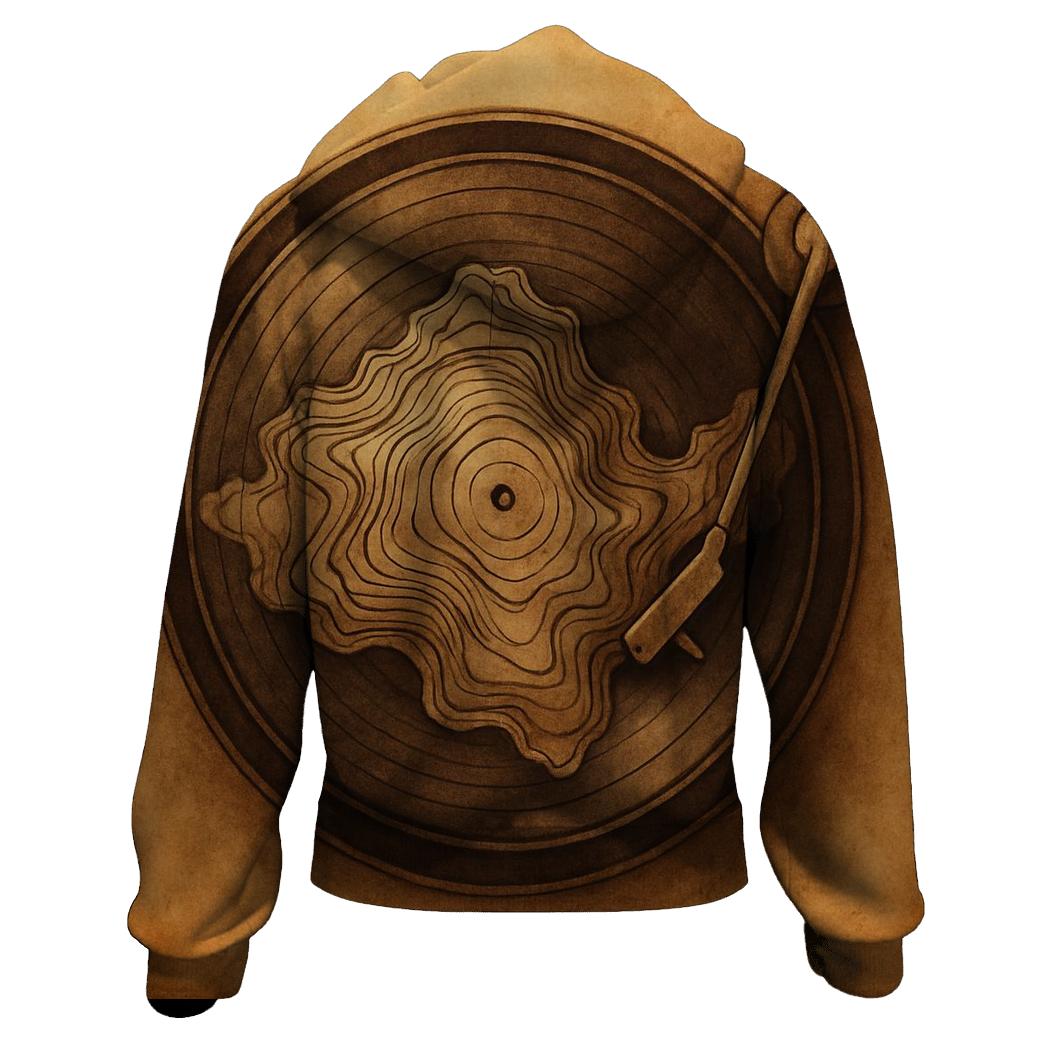 Turntable Topography designer hoodies