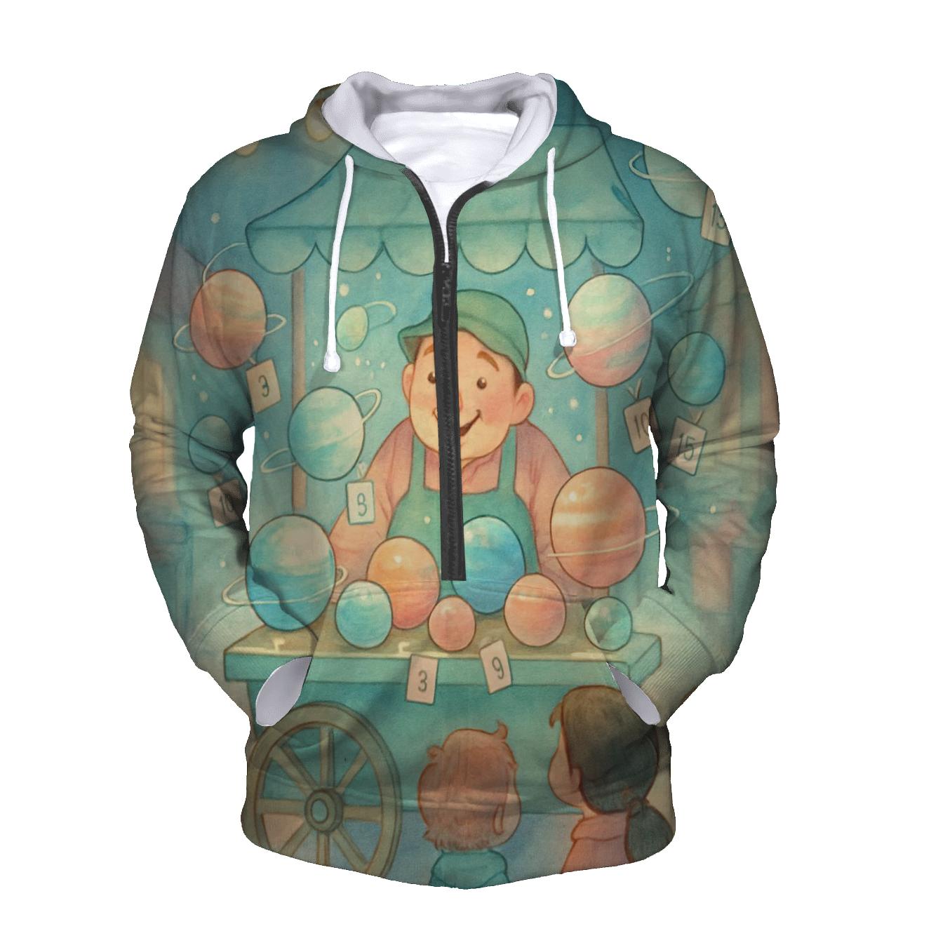 Pocket Planet Vendor graphic hoodies