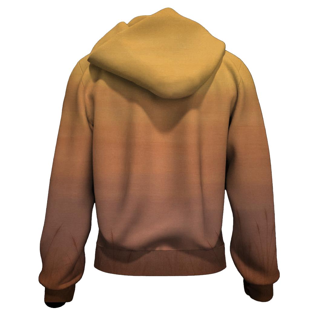 Sunset Meadow Wash zip-up hoodies