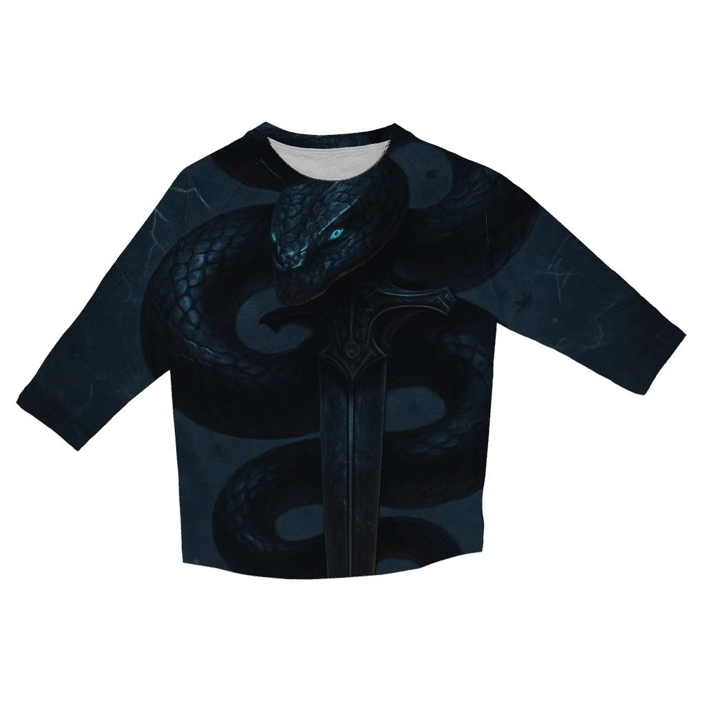 Serpent Dagger Constellation personalized 3/4 sleeve tees
