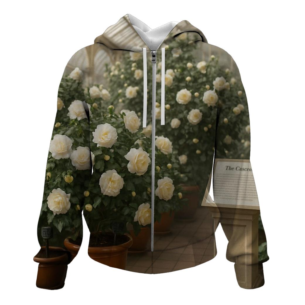 Victorian Conservatory Camellia Display heavyweight hoodies