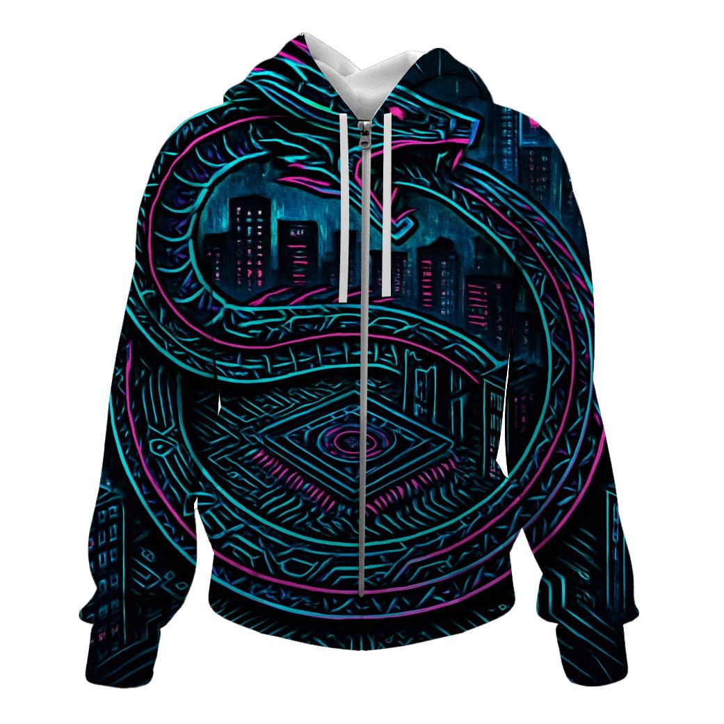 City Circuit Ouroboros custom hoodies