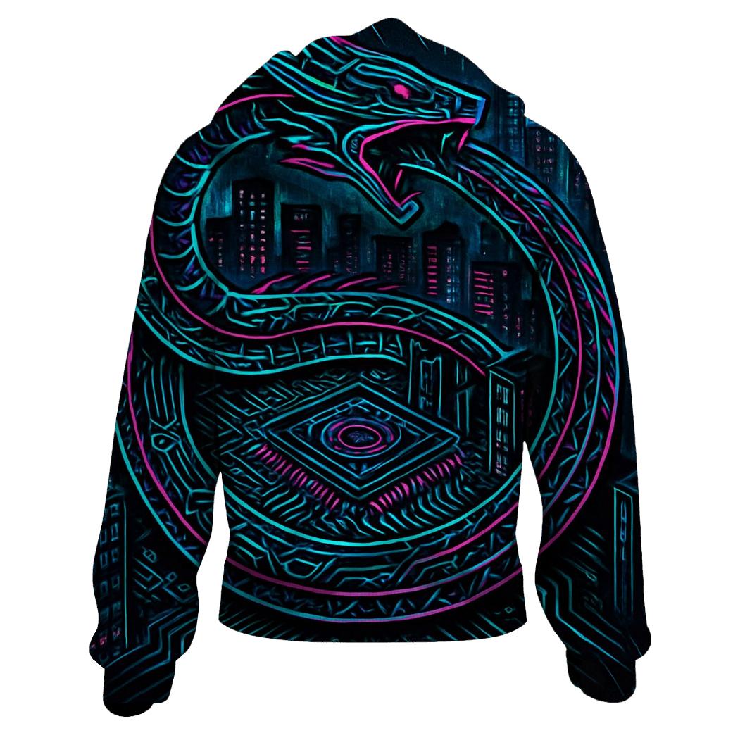 City Circuit Ouroboros custom hoodies