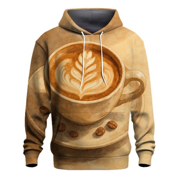 Latte Swirl Bloom lightweight hoodies