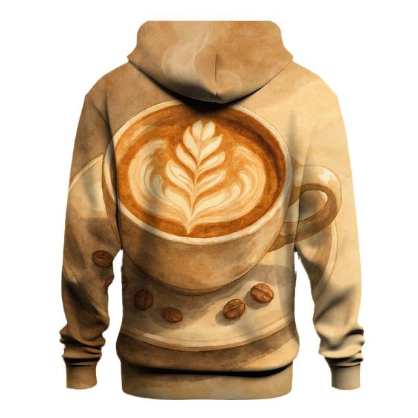 Latte Swirl Bloom lightweight hoodies