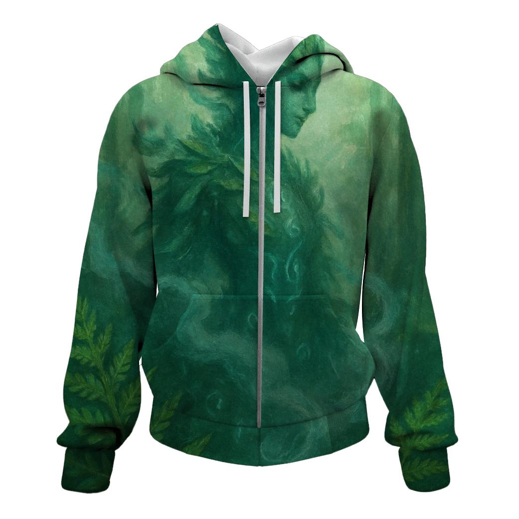 Mystical Forest Spirit embroidered hoodies