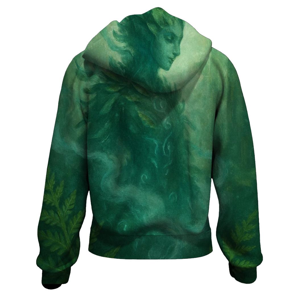Mystical Forest Spirit embroidered hoodies