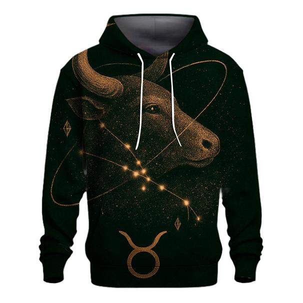 Mystic Taurus Bull Glyph Design hoodies fashion