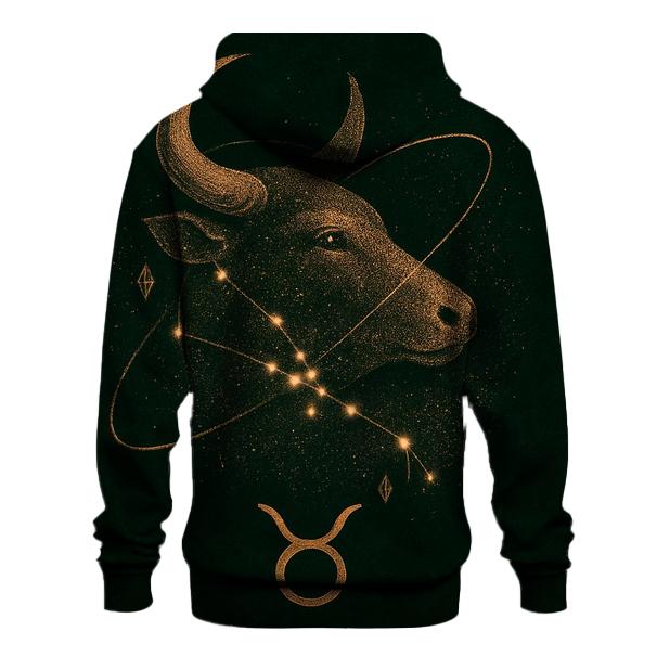 Mystic Taurus Bull Glyph Design hoodies fashion